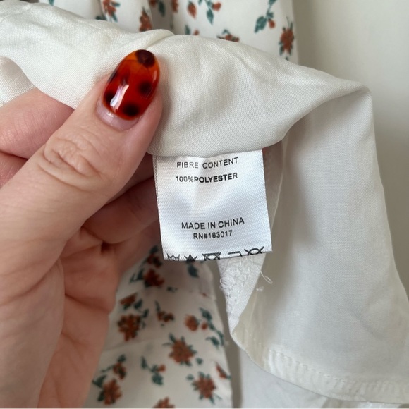 Princess Polly Koko White Floral Tie Back Mini Dress 6 - Picture 9 of 11